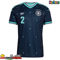 Camisa de Futebol Alemanha Antonio Rudiger #2 Equipamento Secundário Mundo 2026 Manga Curta